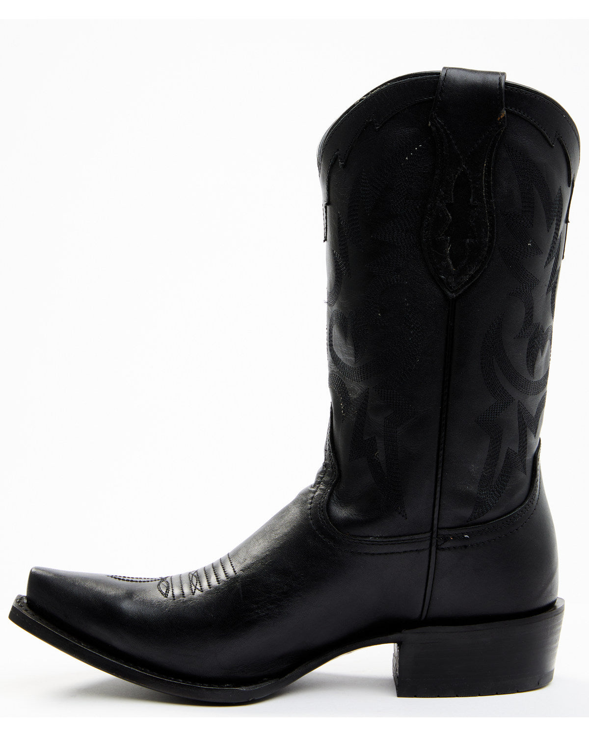 Men's Western Boots - Snip Toe Black