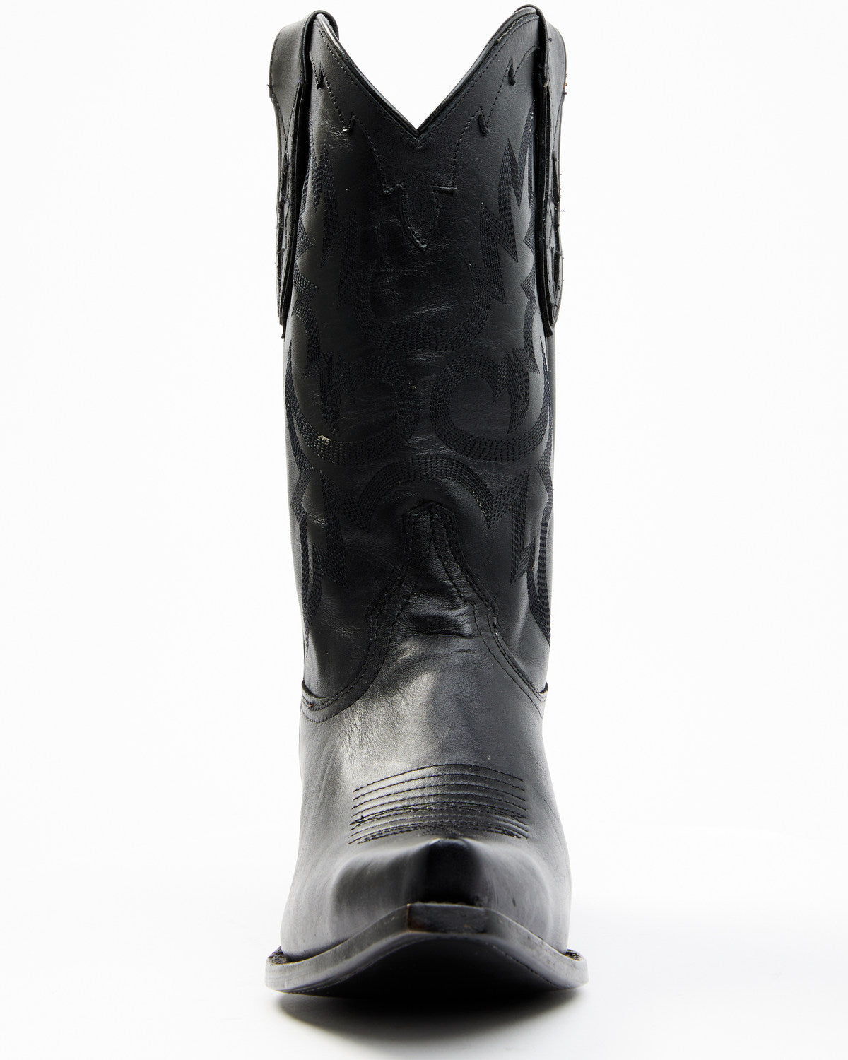 Men's Western Boots - Snip Toe Black