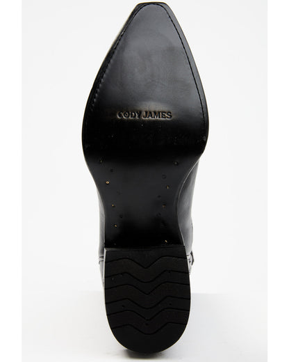Men's Western Boots - Snip Toe Black