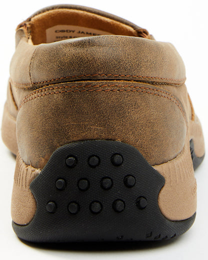 Men's Trust Me Beaned Slip-On Casual Oxford Shoes - Moc Toe Tan