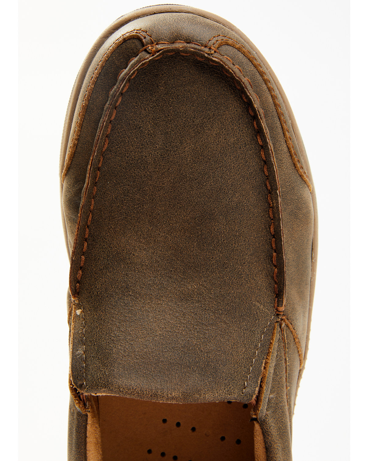 Men's Trust Me Beaned Slip-On Casual Oxford Shoes - Moc Toe Tan