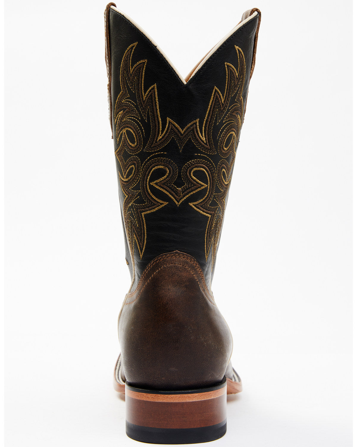 Men's Willow Western Boots - Broad Square Toe Brown