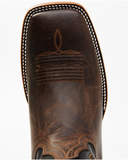 Men's Willow Western Boots - Broad Square Toe Brown