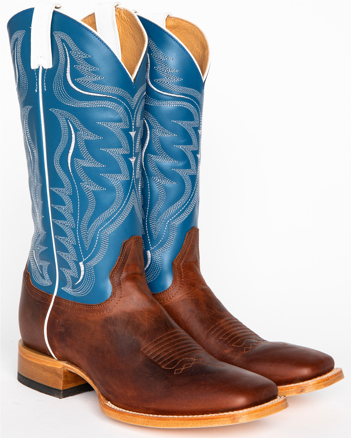 Men's Walker Western Boots - Broad Square Toe Copper