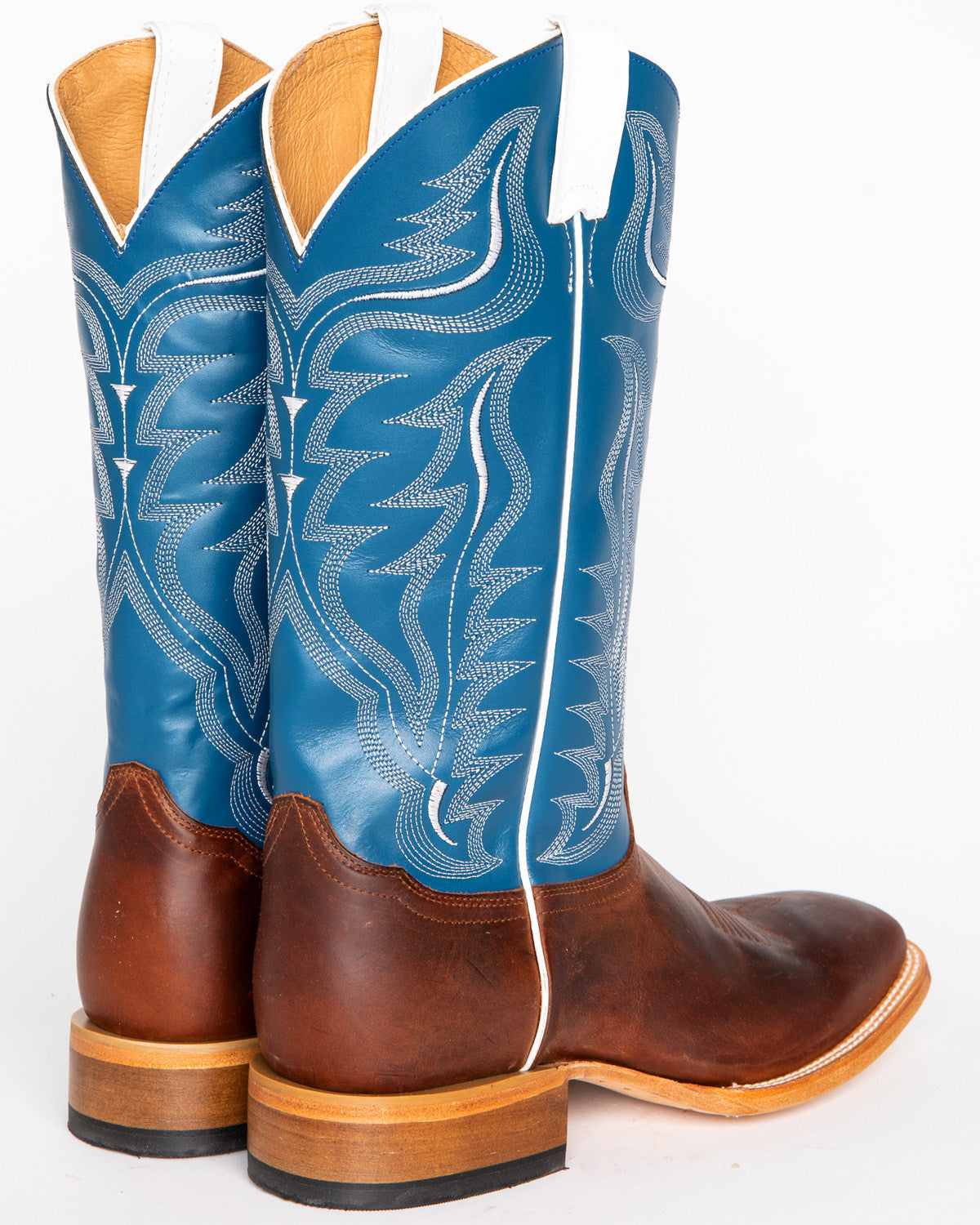 Men's Walker Western Boots - Broad Square Toe Copper